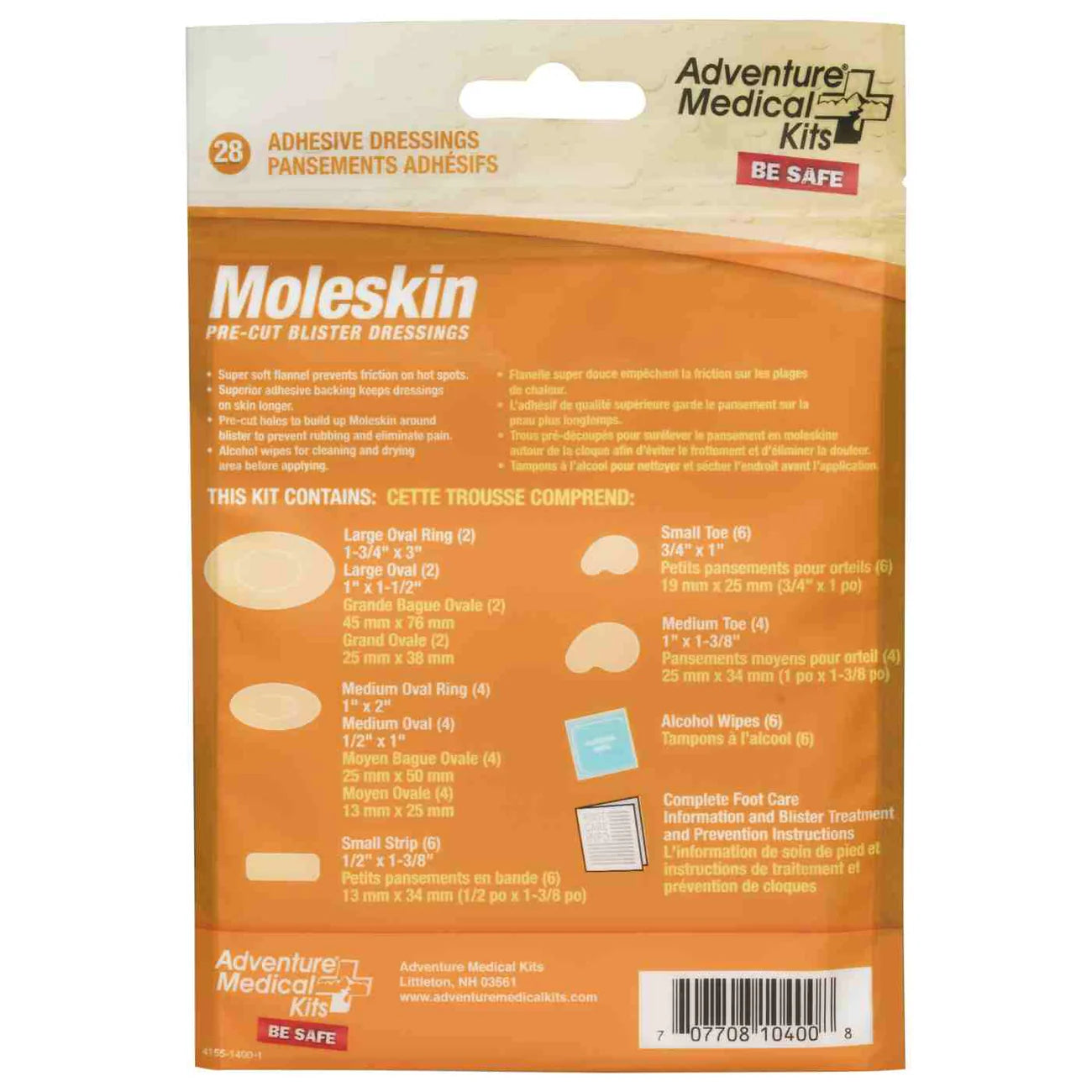 Moleskin Pre-Cut Blister Dressings