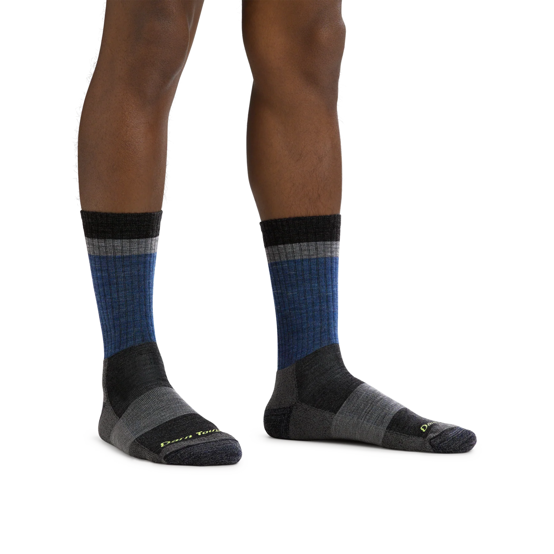 Men's Heady Stripe Micro Crew Lightweight Hiking Sock | 1924