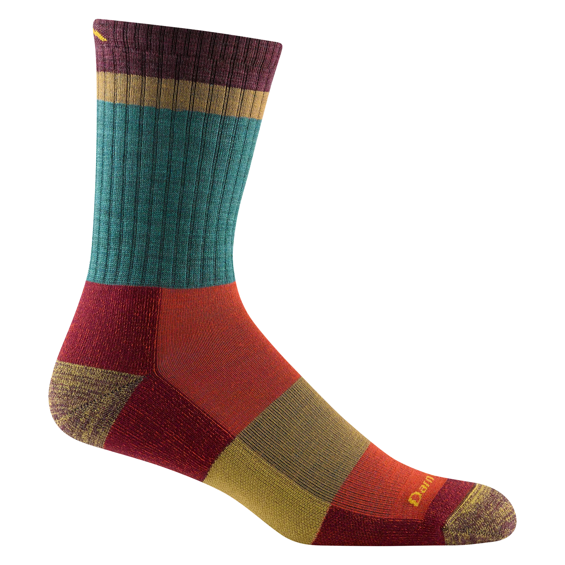 Men's Heady Stripe Micro Crew Lightweight Hiking Sock | 1924