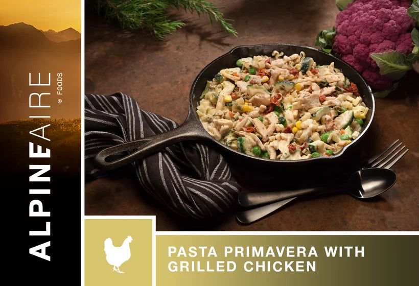 Pasta Primavera with Grilled Chicken