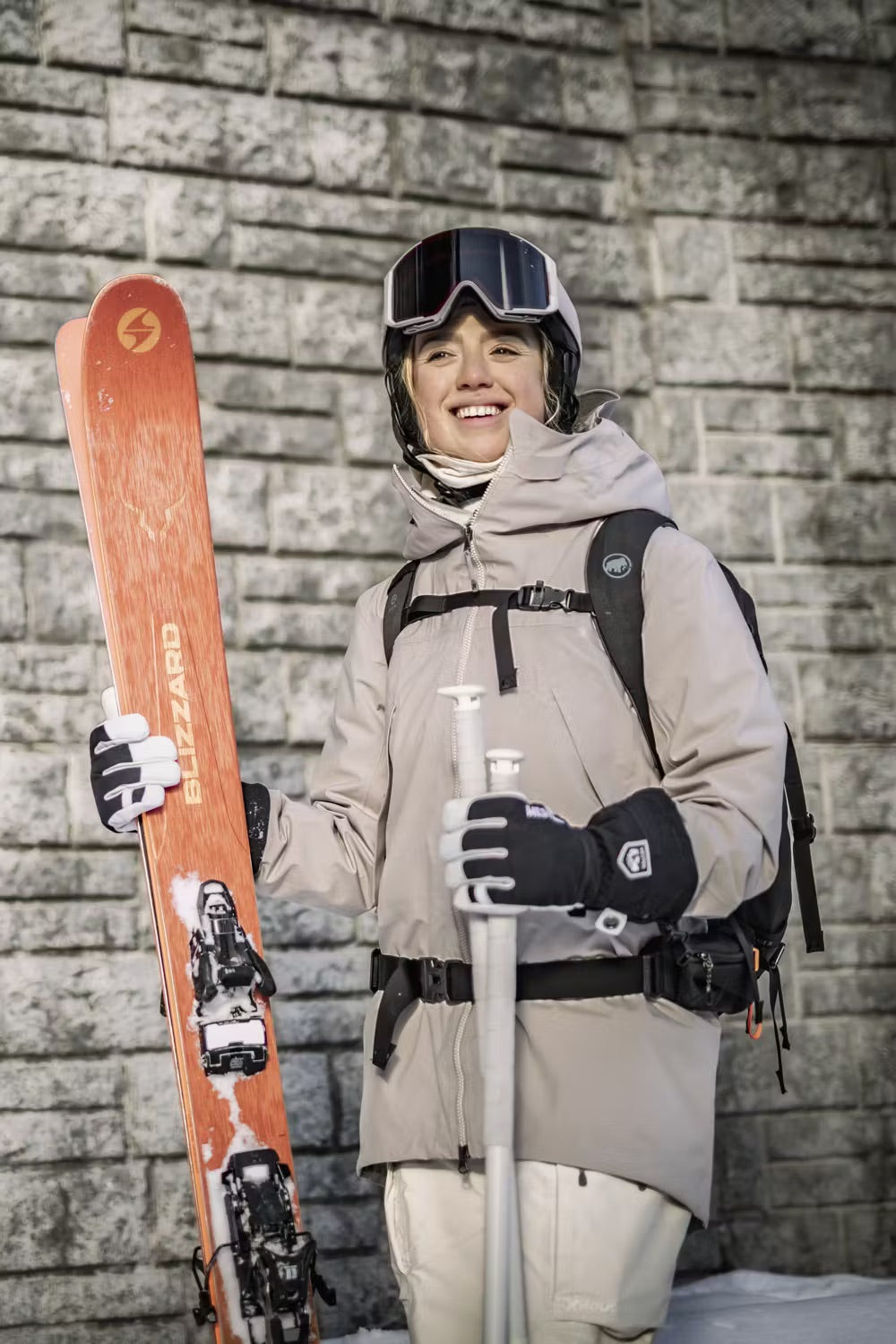 Army Leather Heli Ski Glove