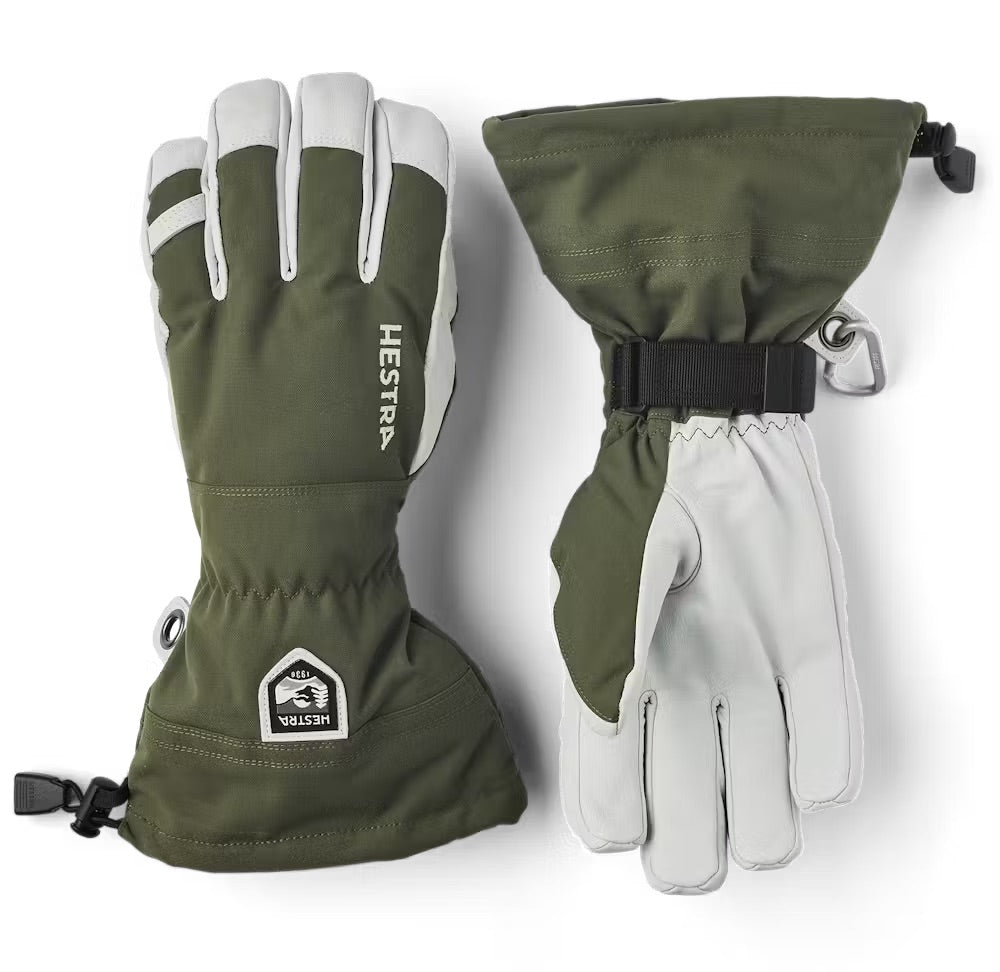 Army Leather Heli Ski Glove