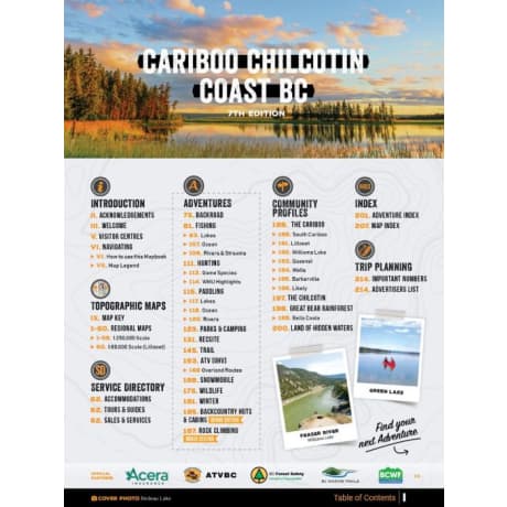 Cariboo Chilcotin Coast BC Mapbook 7th Edition