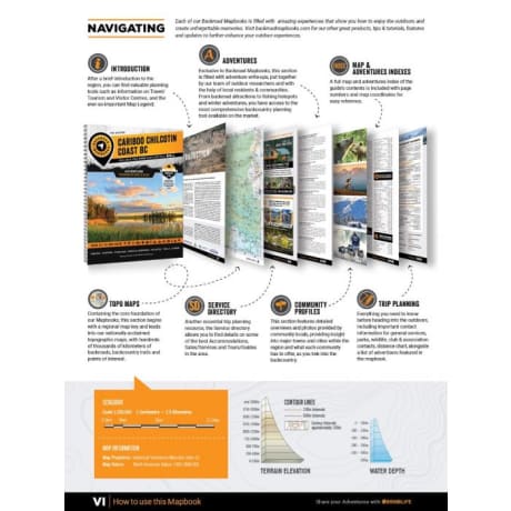 Cariboo Chilcotin Coast BC Mapbook 7th Edition