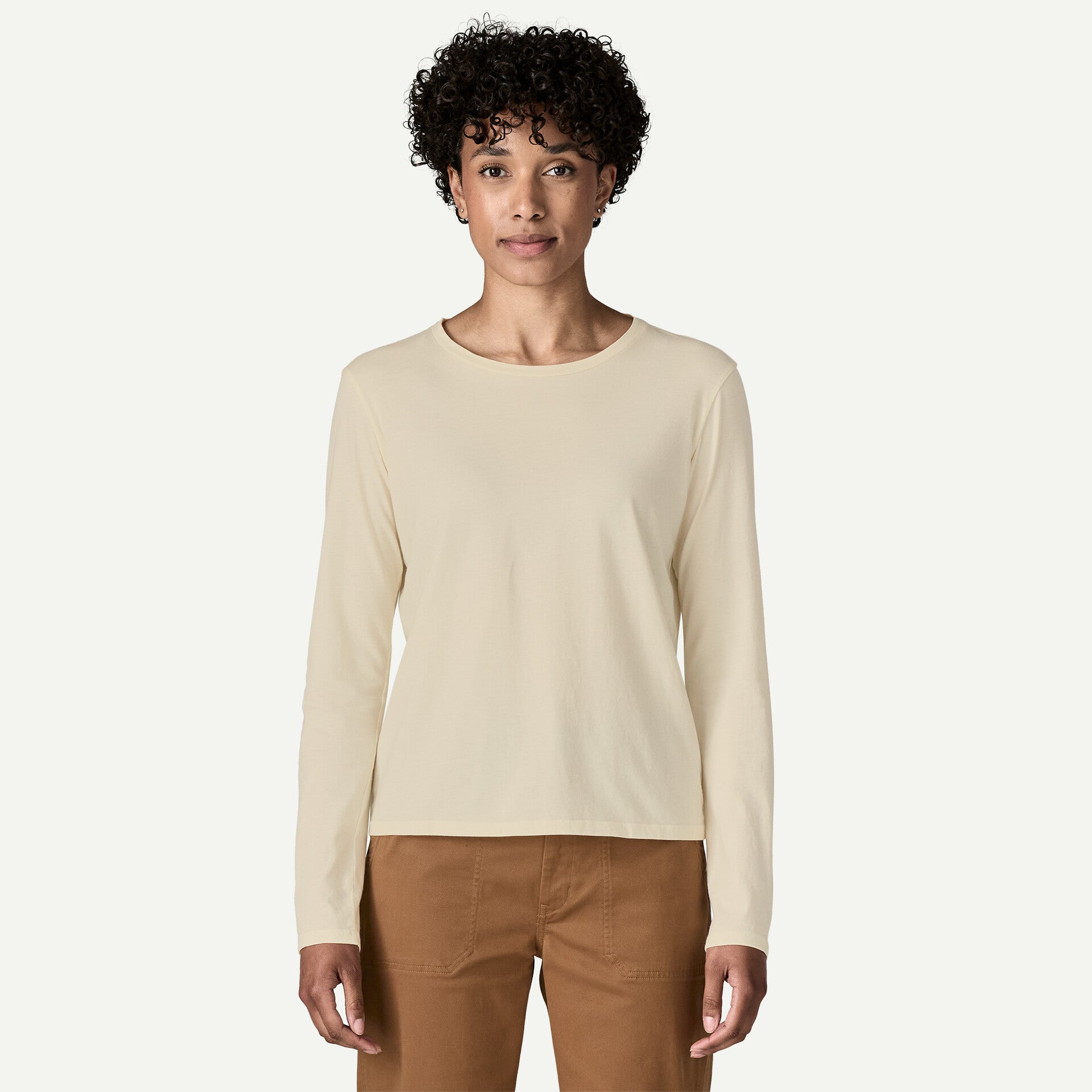 Women's Long-Sleeved Regenerative Organic Certified® Cotton Tee