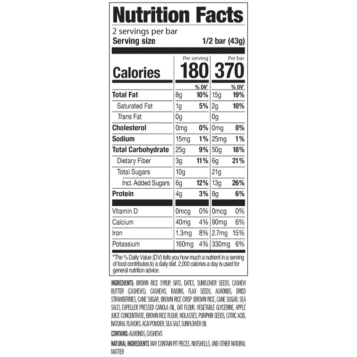 Simply Real Bar - Superfruit Slam