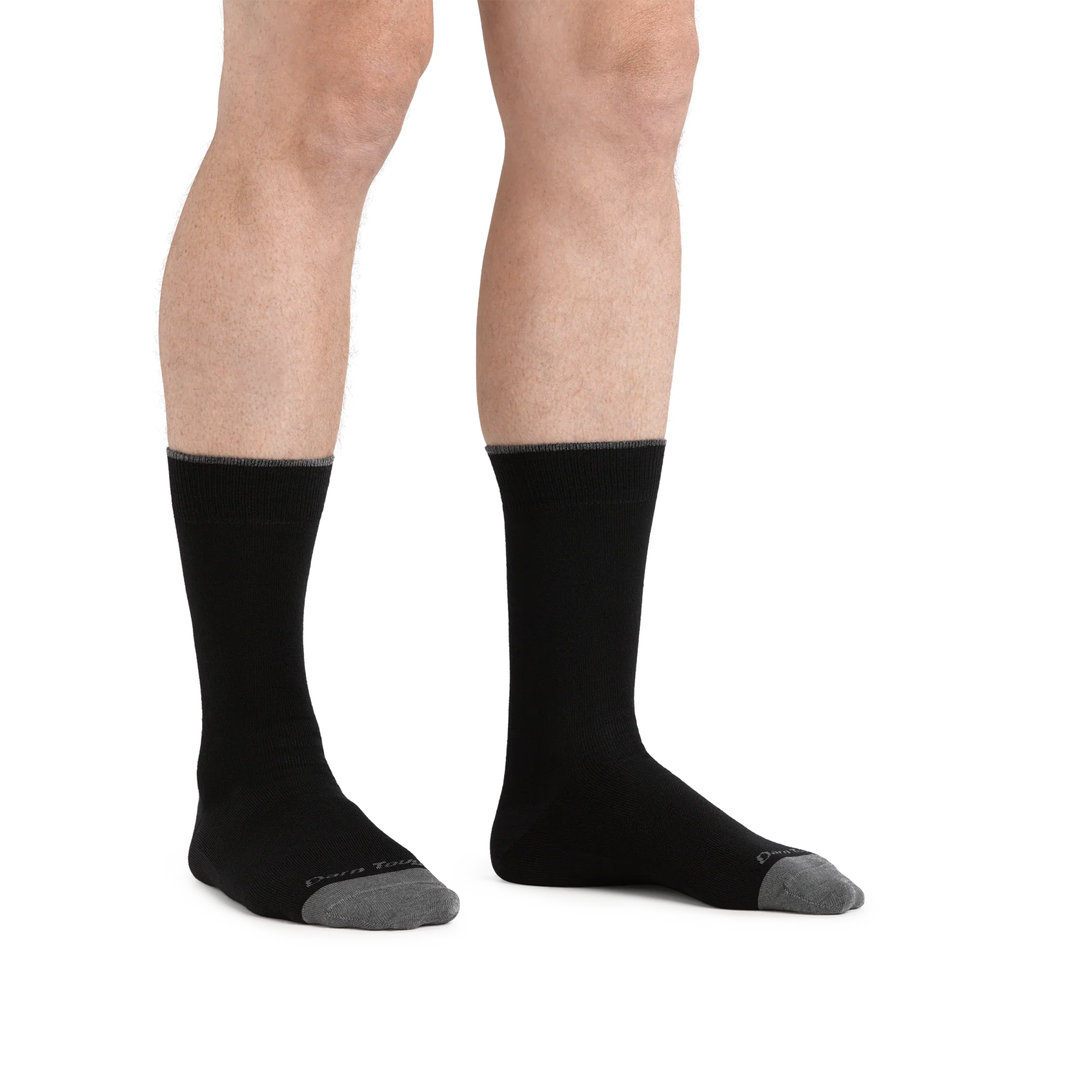 Men's Solid Crew Lightweight Lifestyle Socks | 6032