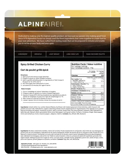 Spicy Grilled Chicken Curry