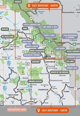 East Kootenay Recreation Map 3rd Edition