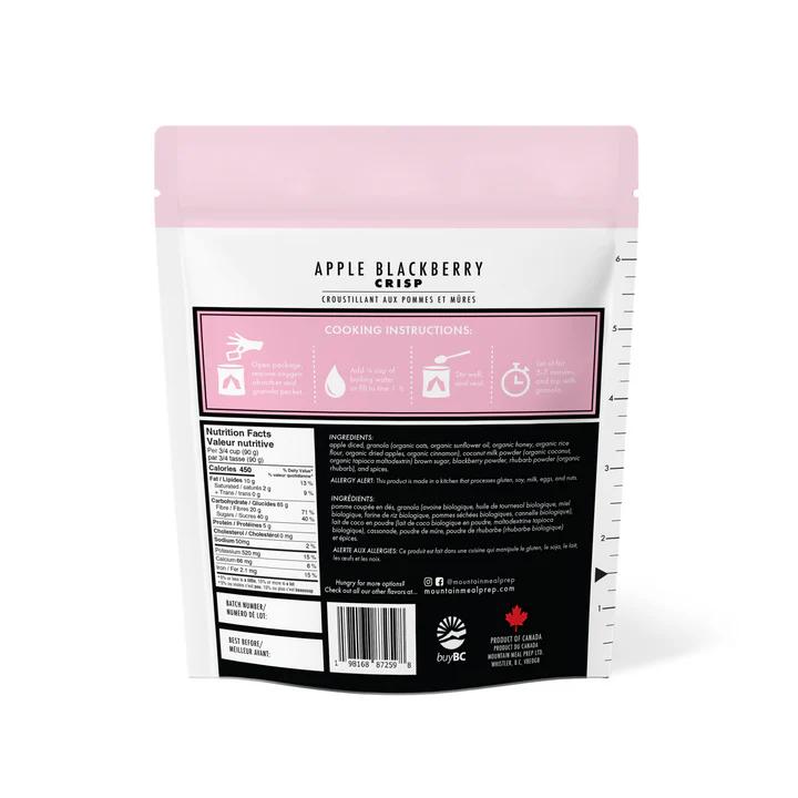 Apple Blackberry Crisp