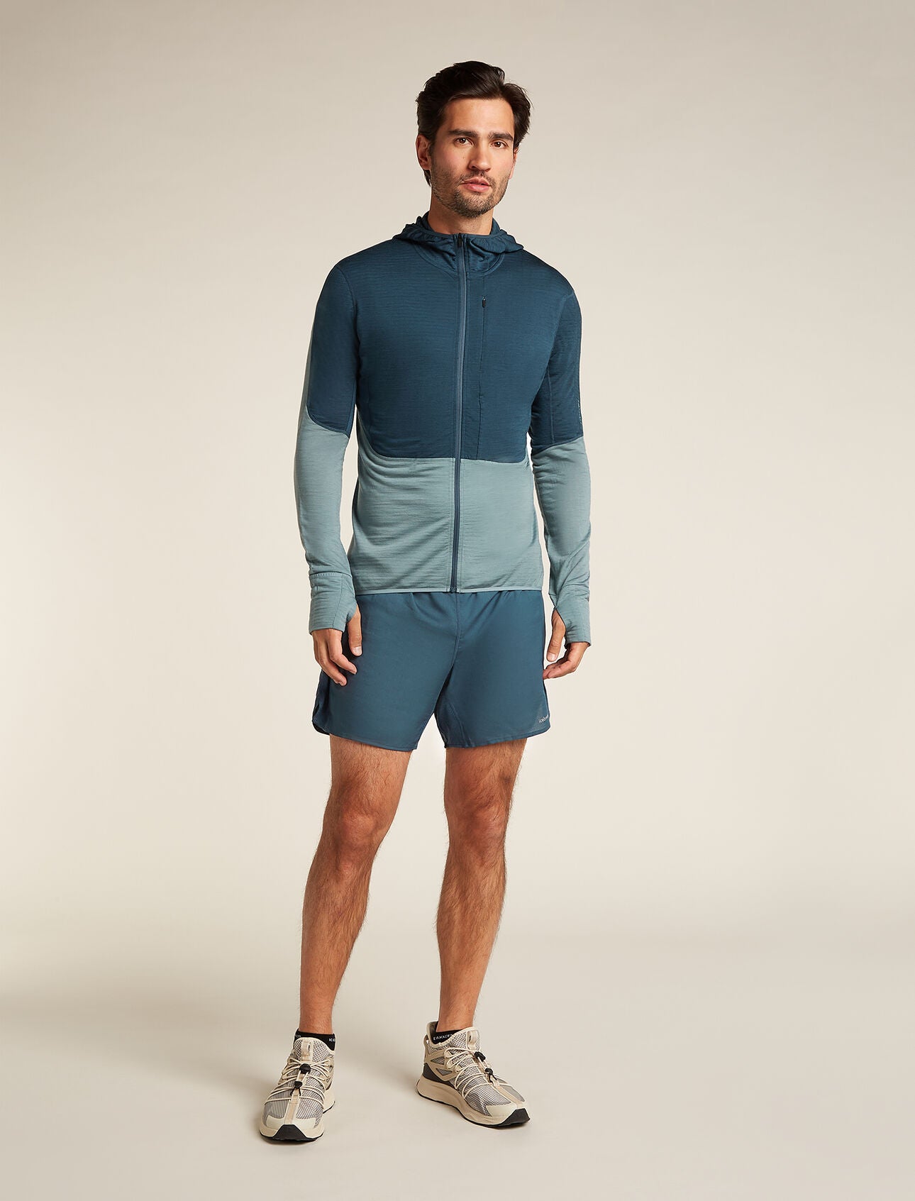 Men's Merino Blend 200 Realfleece™ Descender Long Sleeve Zip Hoodie