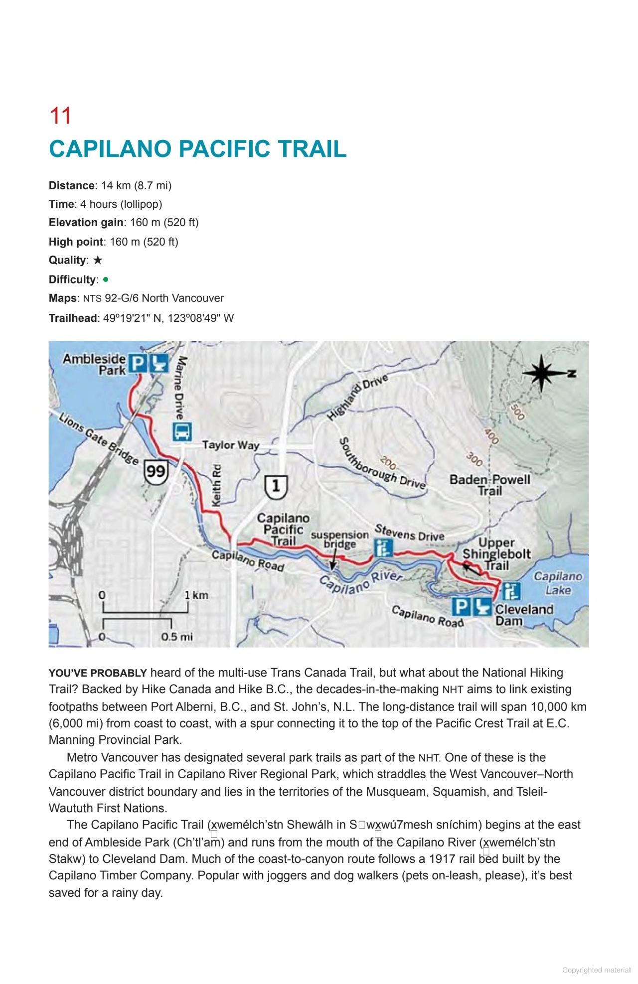 105 Hikes in and Around Southwestern British Columbia