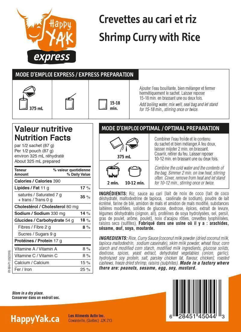 Shrimp Curry with Rice