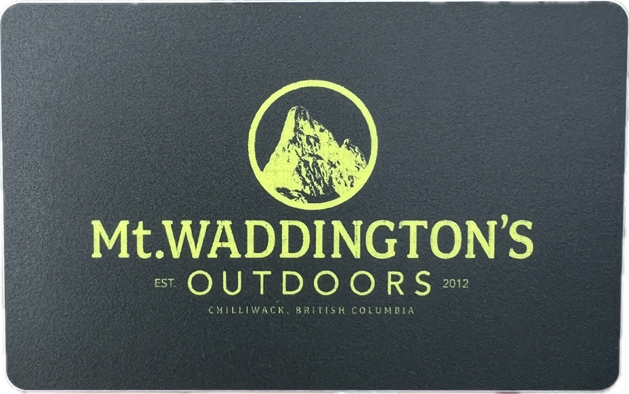 Mt. Waddington Outdoors Gift Card