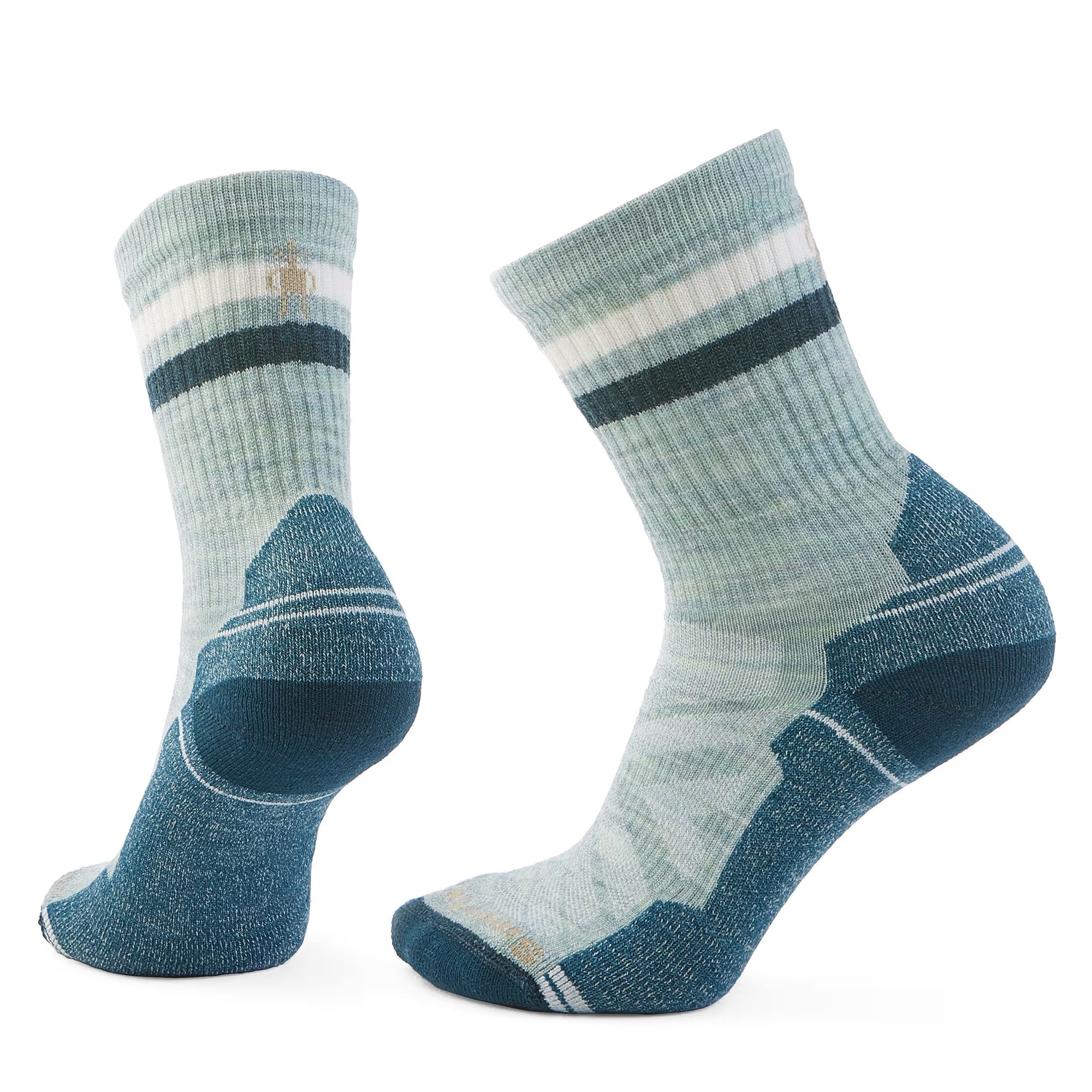 Women's Hike Light Cushion Tube Stripe Crew Socks