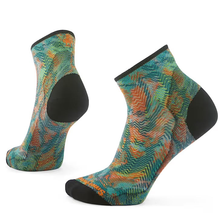 Women's Bike Zero Cushion Jungle Music Print Ankle Socks