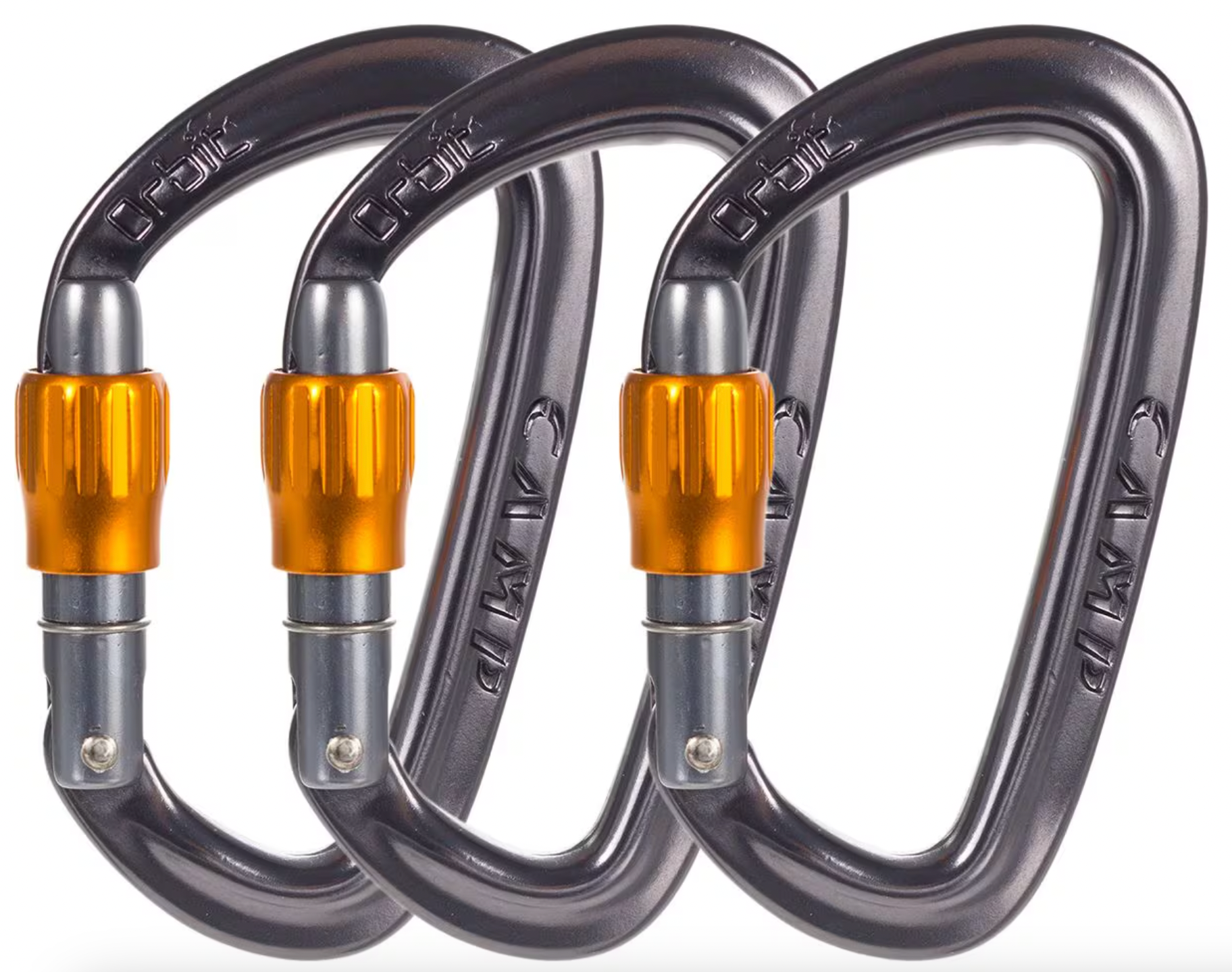 Orbit Lock 3-Pack Carabiner Set