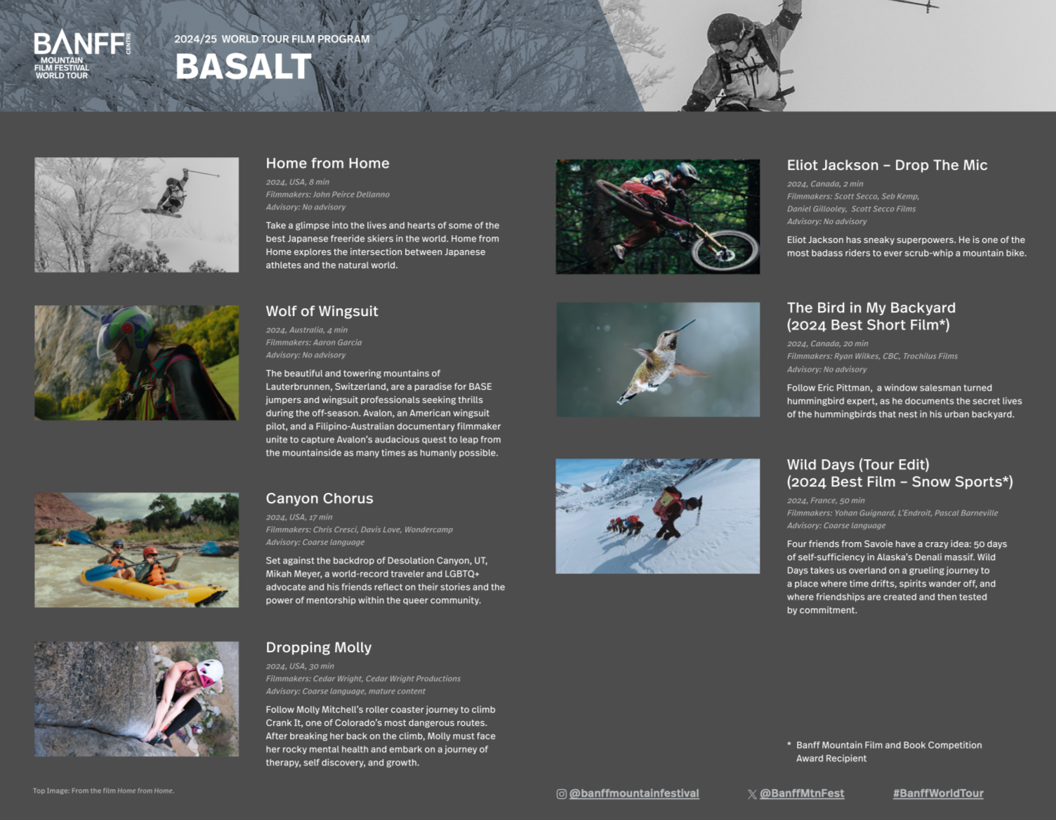 Banff Film Festival Squamish 2025