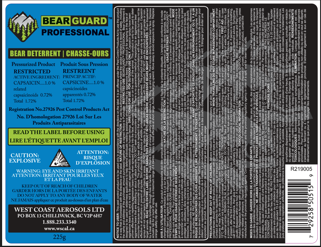 Bear Spray Defense Aerosol (In Store Purchase Only)